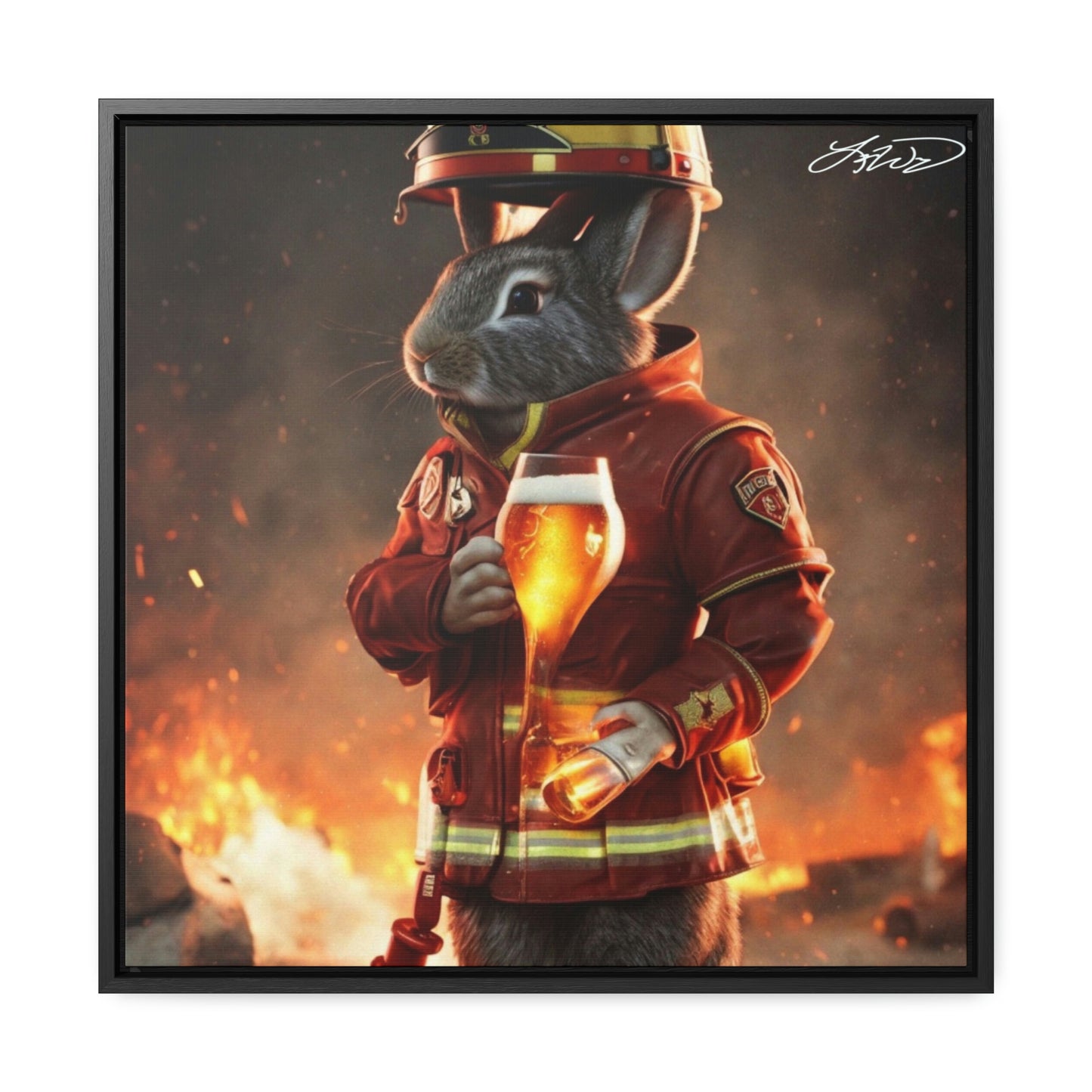 Drunk Firefighter Bunny